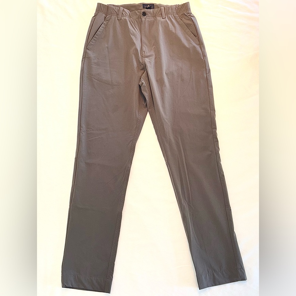 Brooks Brothers | 34x34 | Stretchy Golf Performance Pants Charcoal Gray Chinos